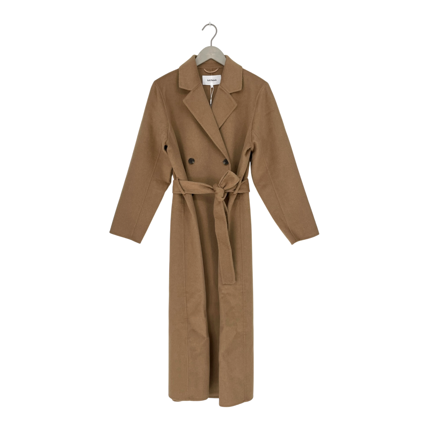 Soft Rebels rinaya  wool coat, tan | woman S