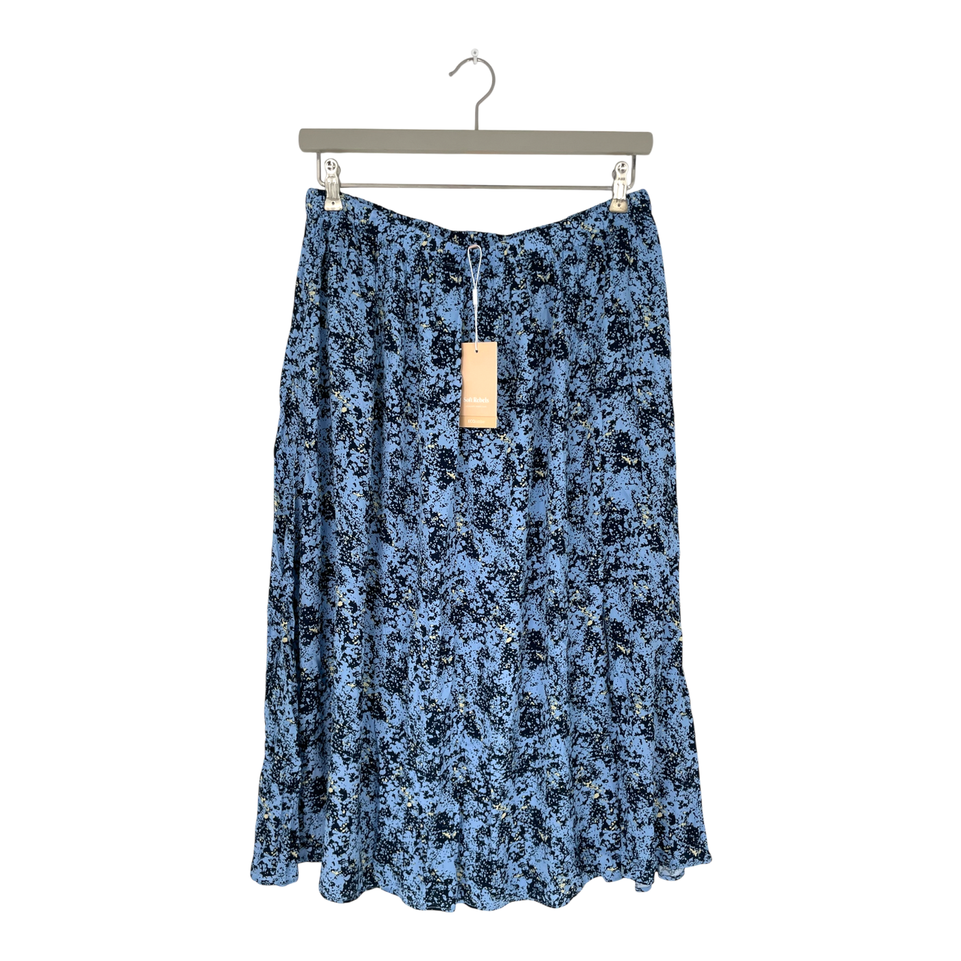 Soft Rebels aviaja skirt, blue print | woman XL