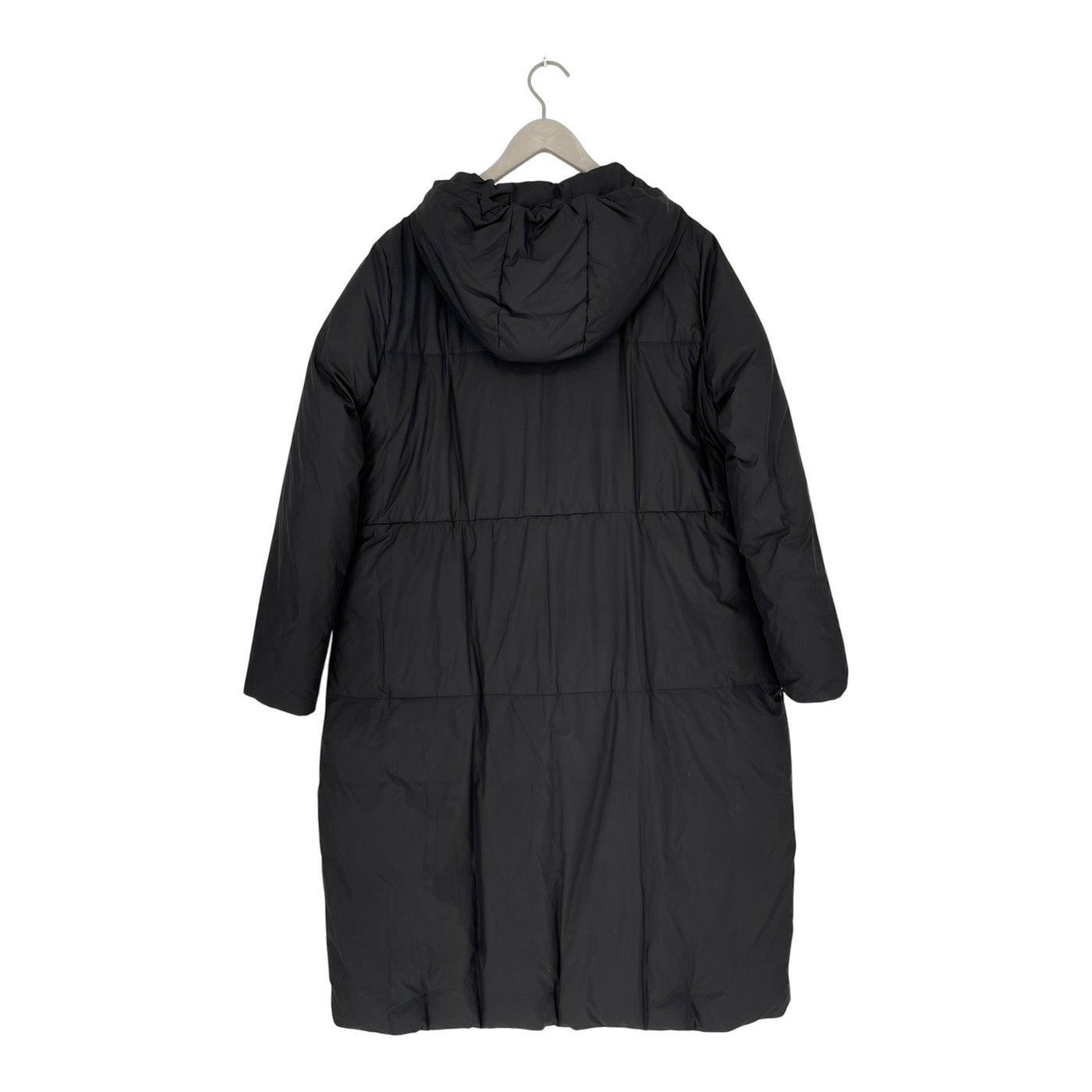 Marimekko elmba down jacket, black | woman XL