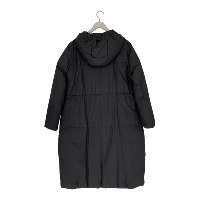 Marimekko elmba down jacket, black | woman XL
