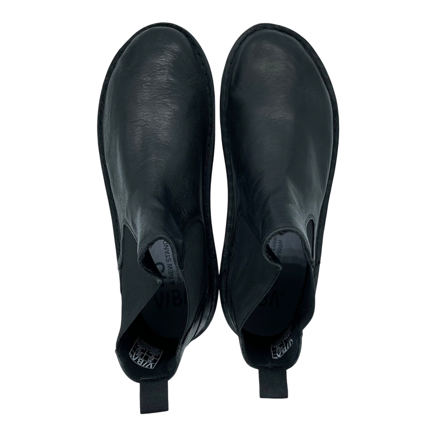 VIBAe Helsinki leather boots, preto black | 45