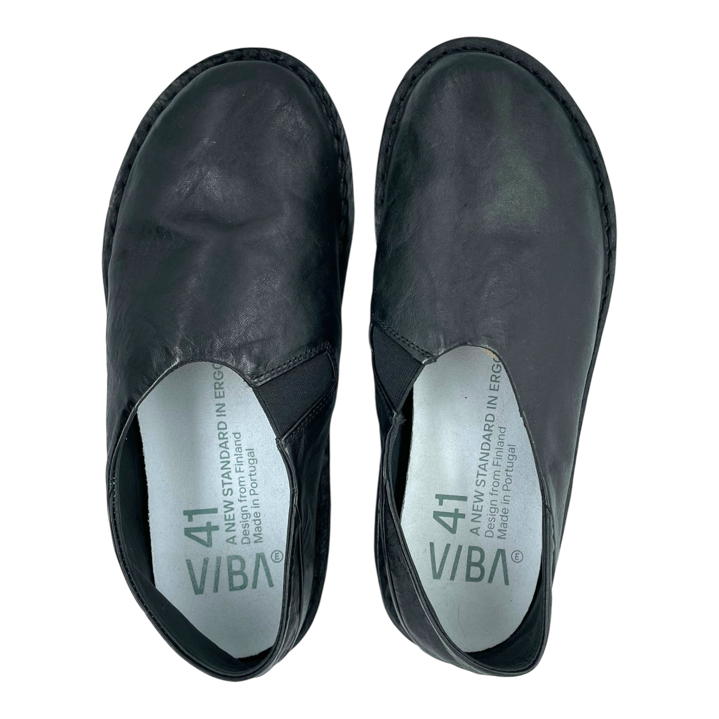 VIBAe Zuma leather shoes, preto black | 41