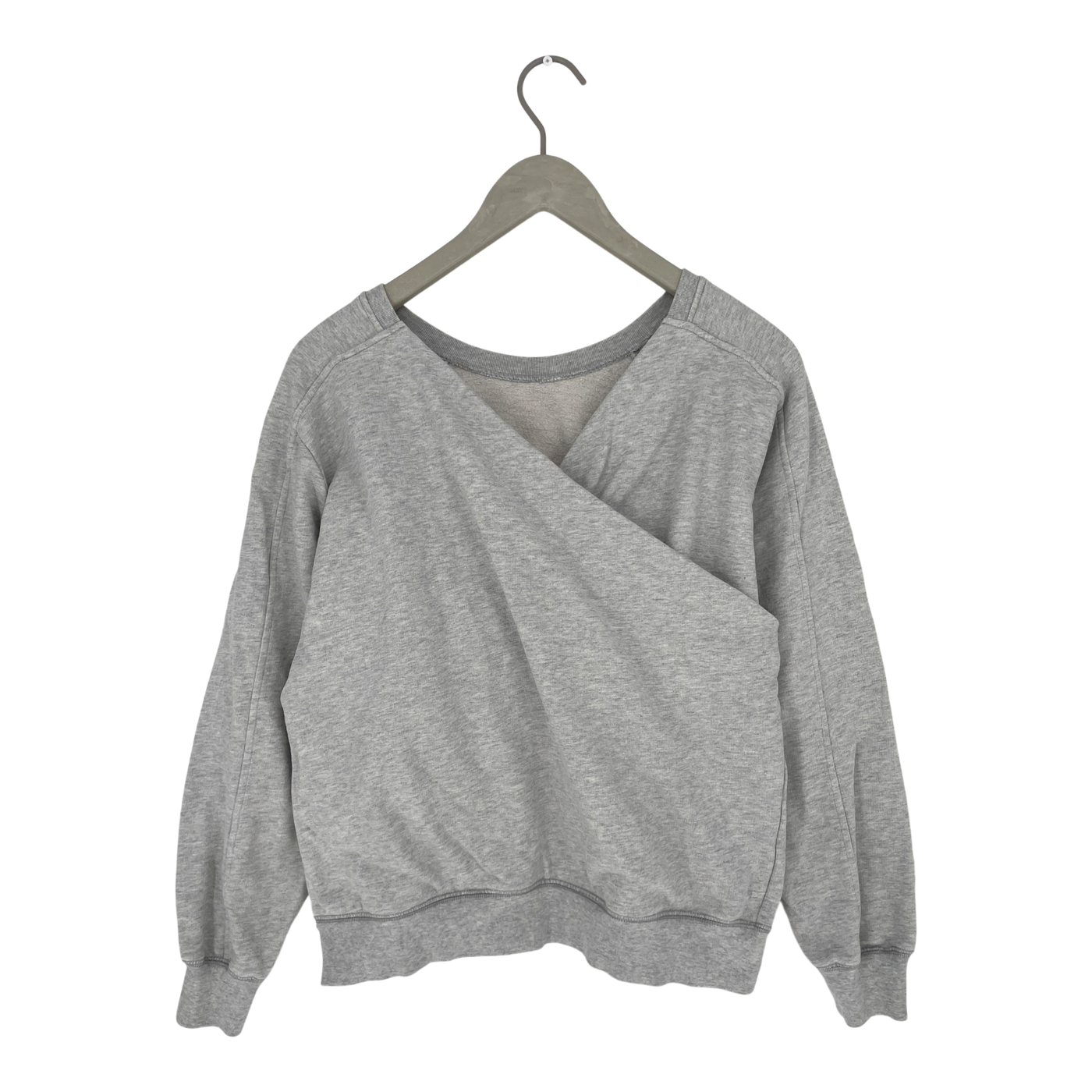 Makia wrap sweatshirt, light grey | woman S