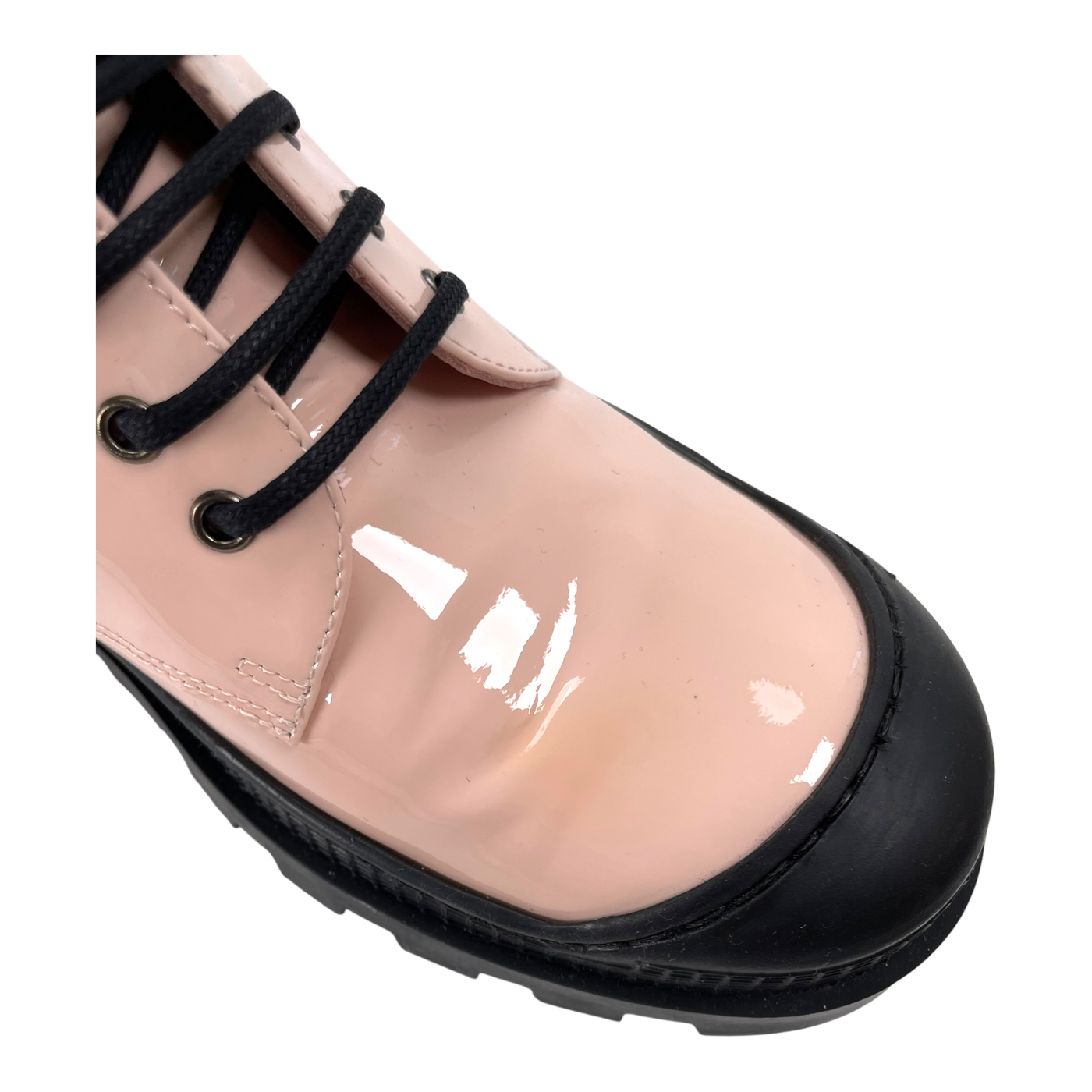 Minna Parikka combat boots, pink patent | 38