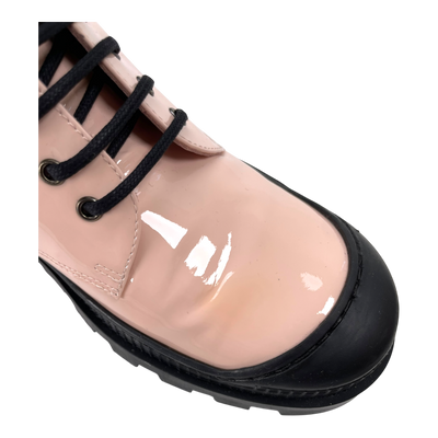 Minna Parikka combat boots, pink patent | 38
