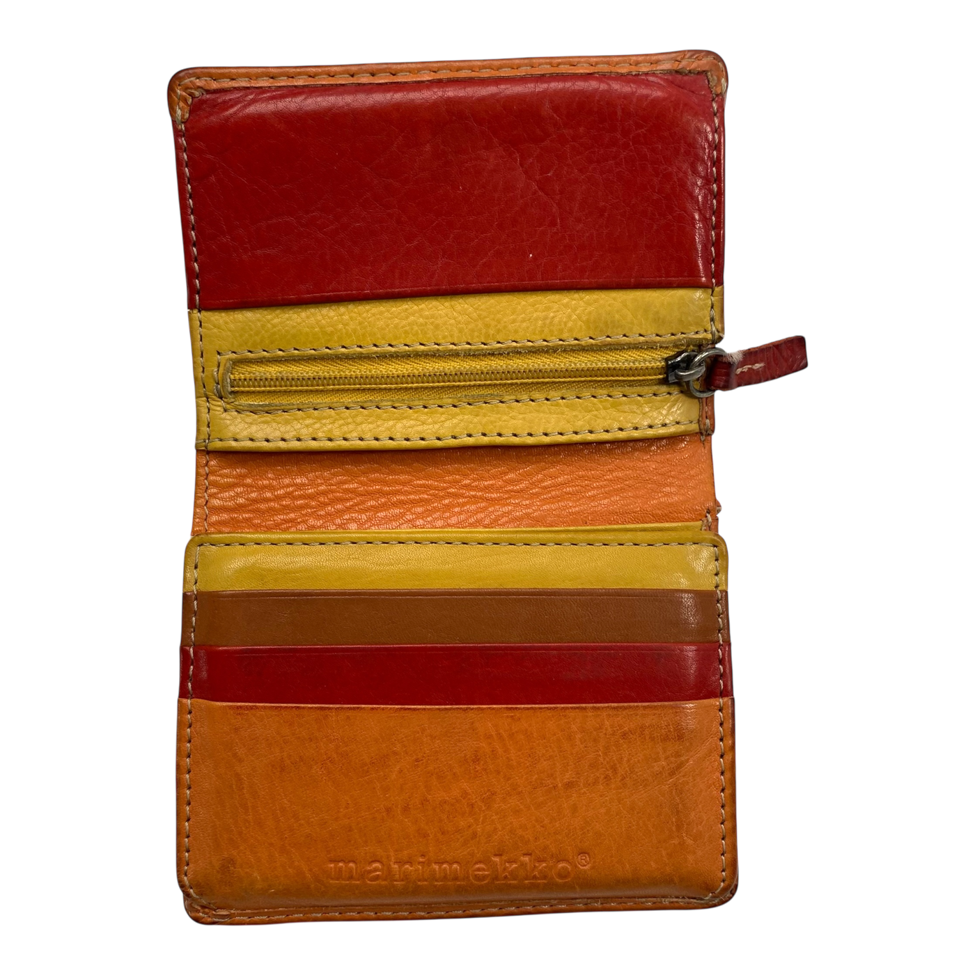 Marimekko leather wallet, multicolor