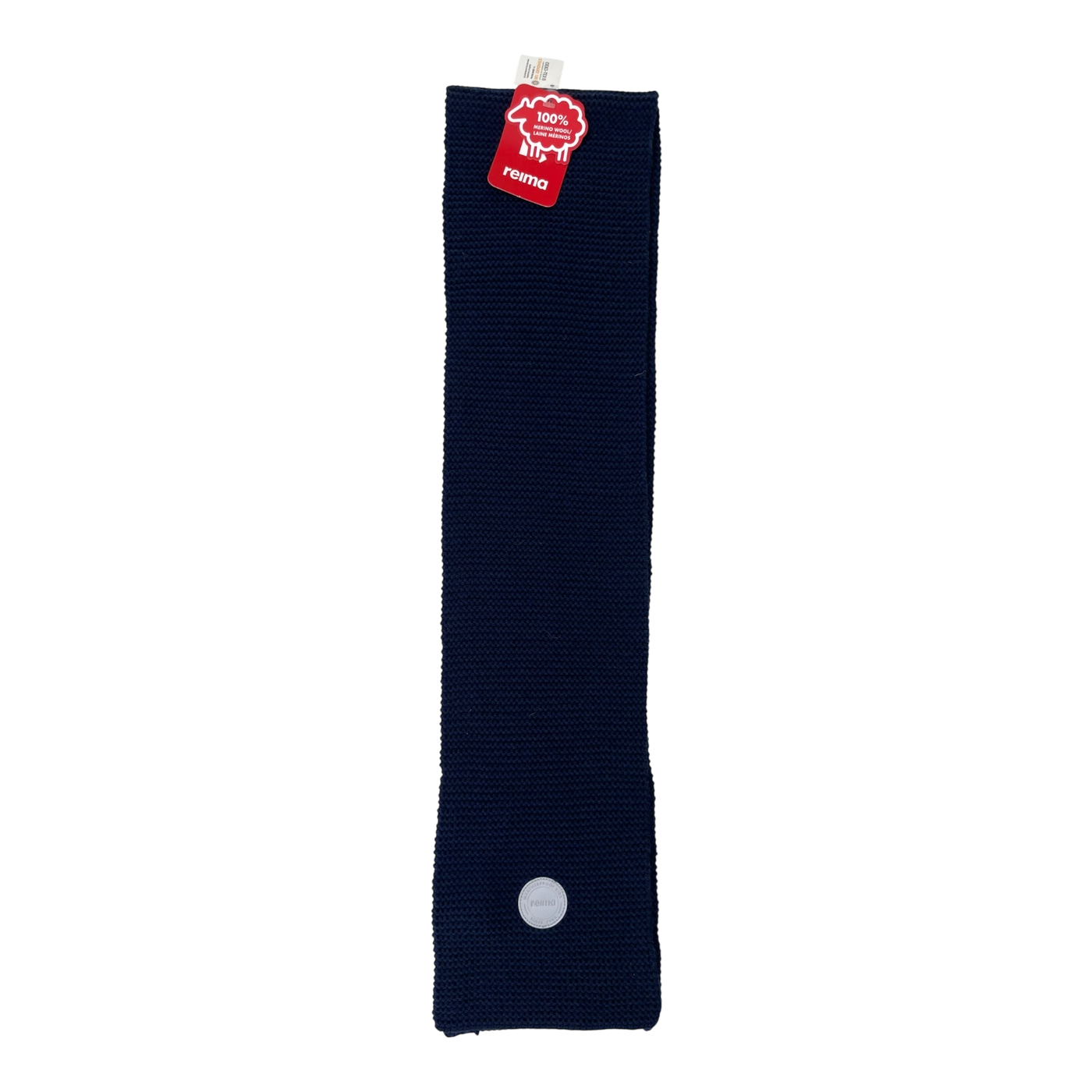 Reima kesy knitted merino scarf, navy blue | one size