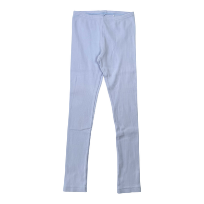 Metsola rib leggings, baby blue | 134/140cm