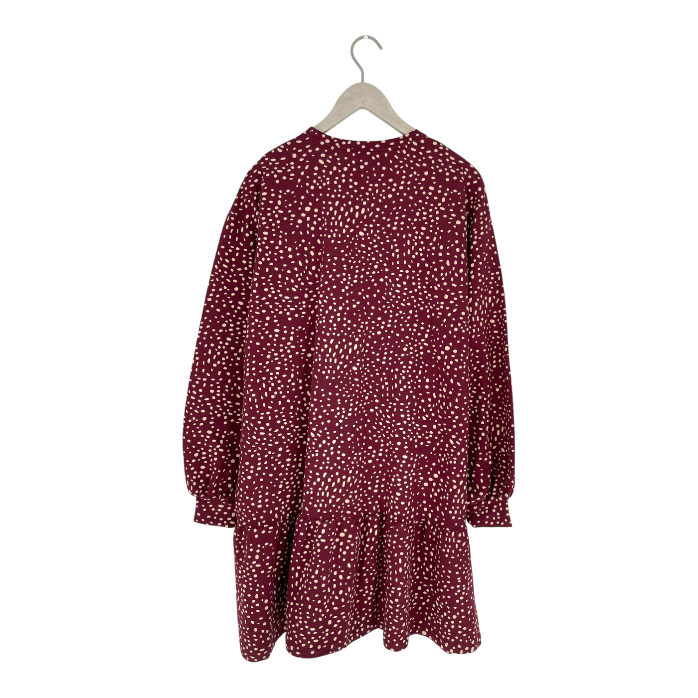Kaiko ruffle sweat dress, wild dots | woman M