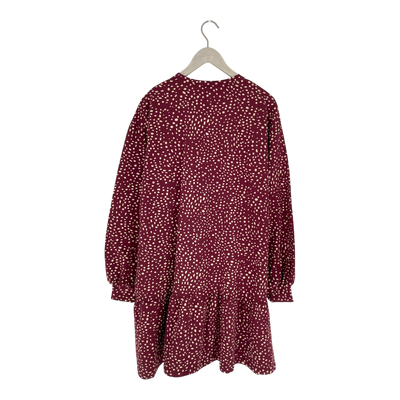 Kaiko ruffle sweat dress, wild dots | woman M