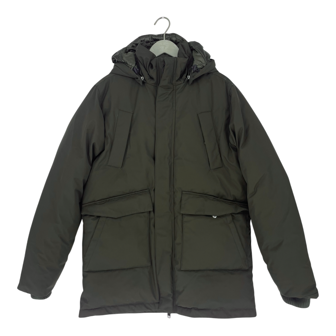 Embassy of Bricks and Logs parka, hunter green | unisex L