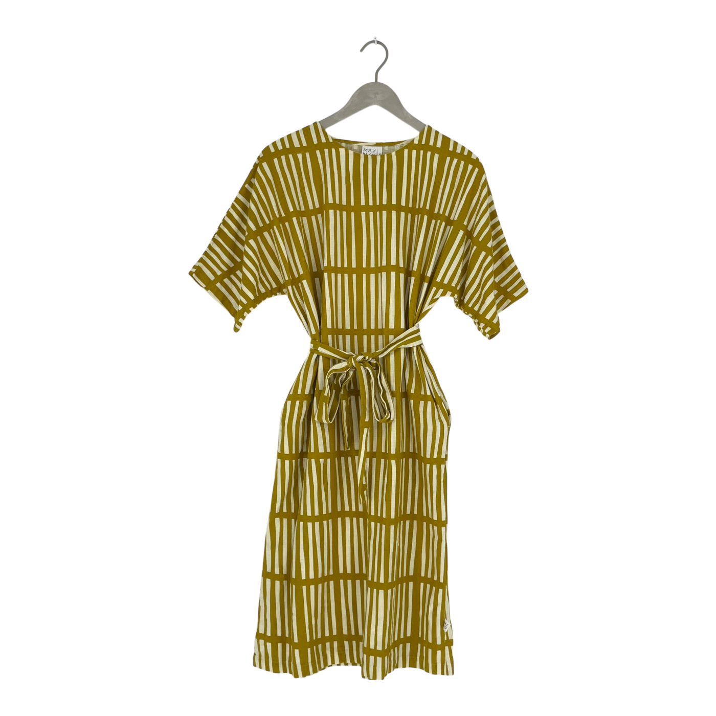 Mainio woven dress, mustard | woman XS