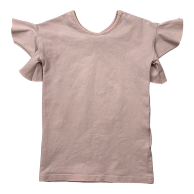 Gugguu frill t-shirt, pink | 104cm
