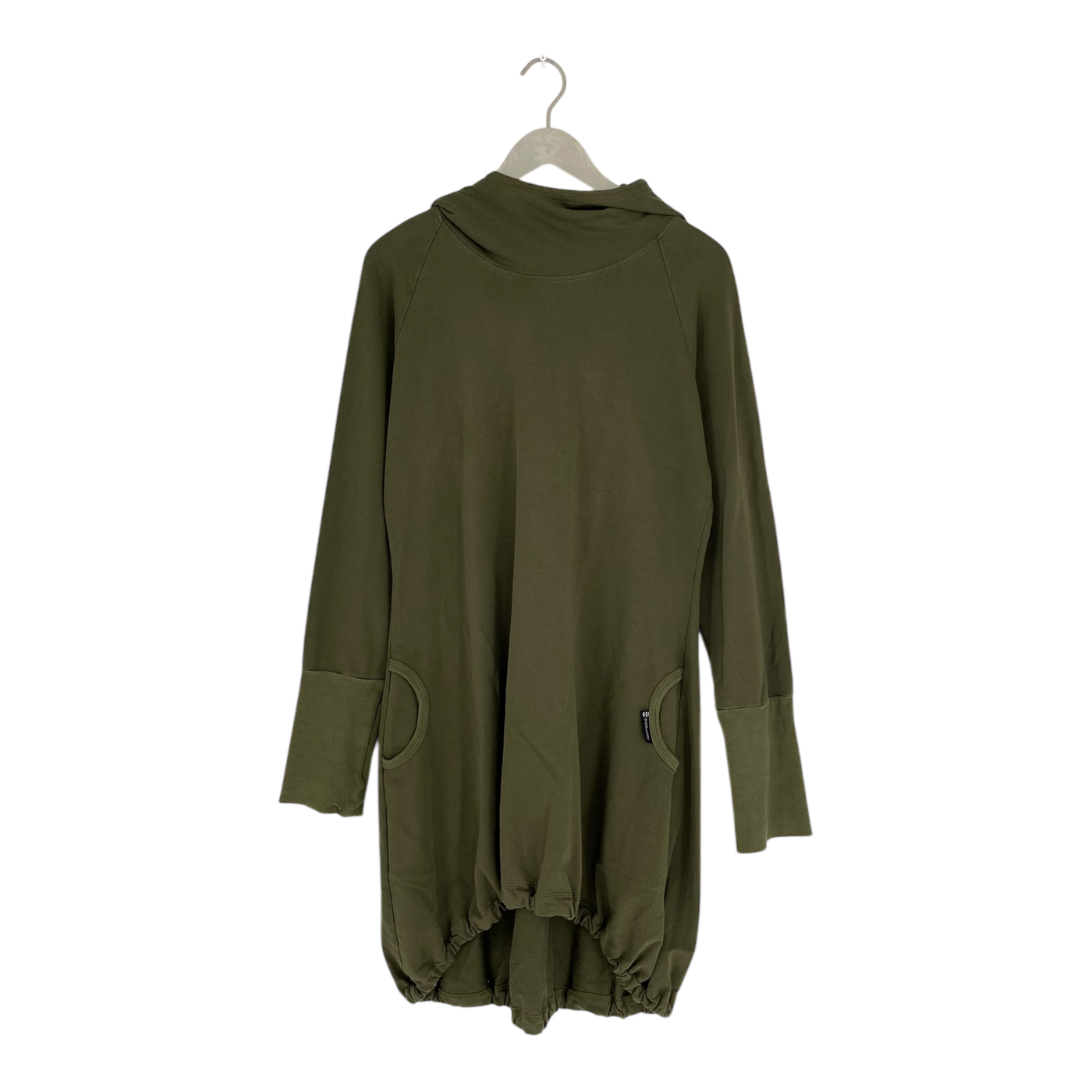 Ommellinen hoodie tunic, forest green | woman XXL