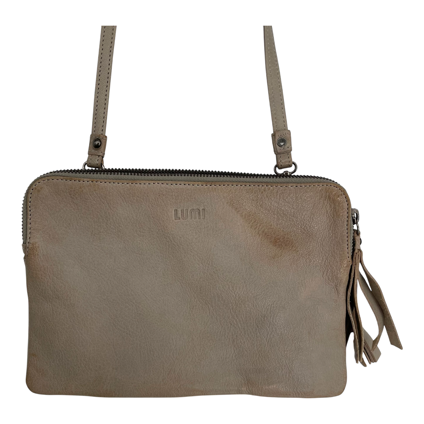 LUMI crossbody bag, nude grey