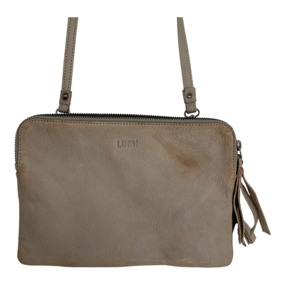 LUMI crossbody bag, nude grey