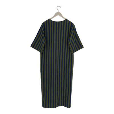 Mainio woven dress, blue/green | woman S