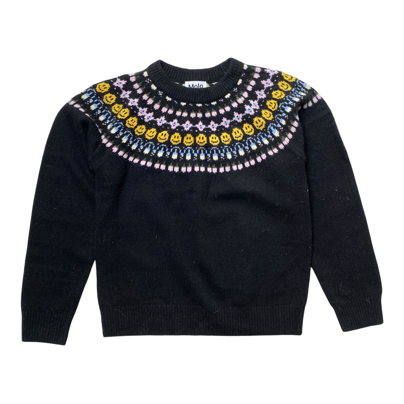 Molo gretchen knit, smileys | 146/152cm