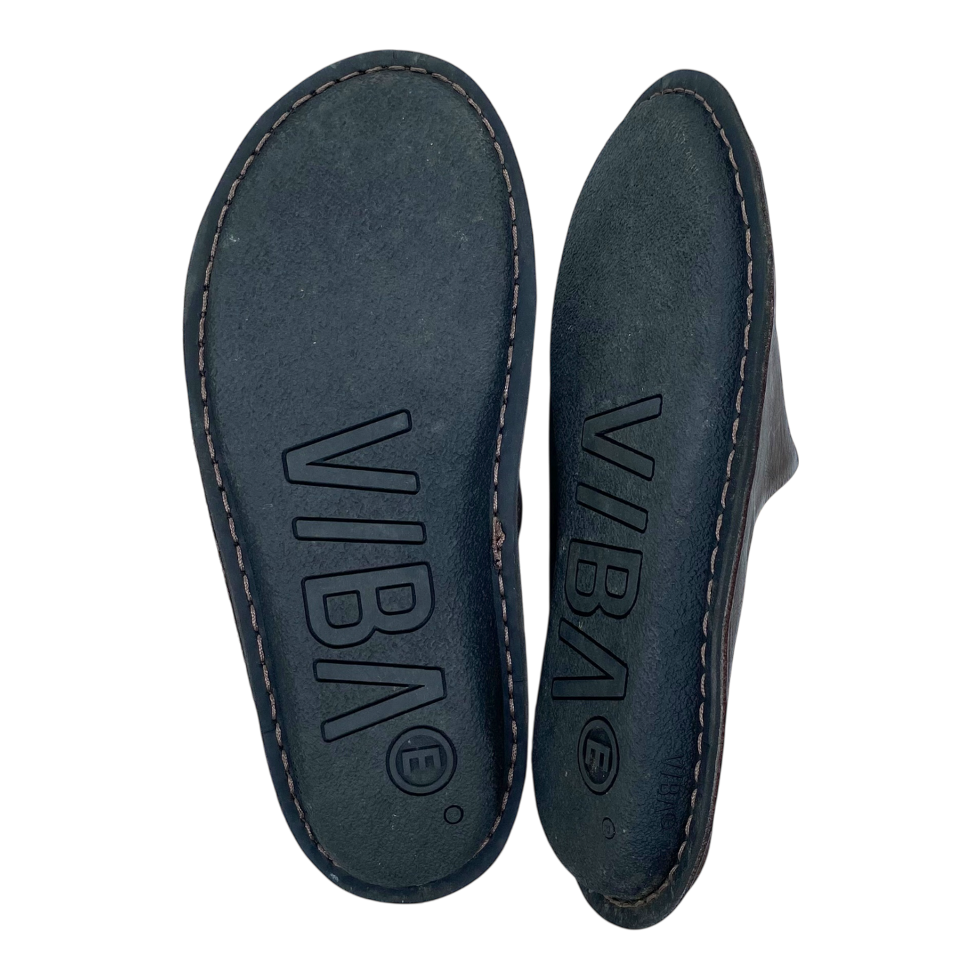 VIBAe Roma leather slippers, cocoa brown | 45