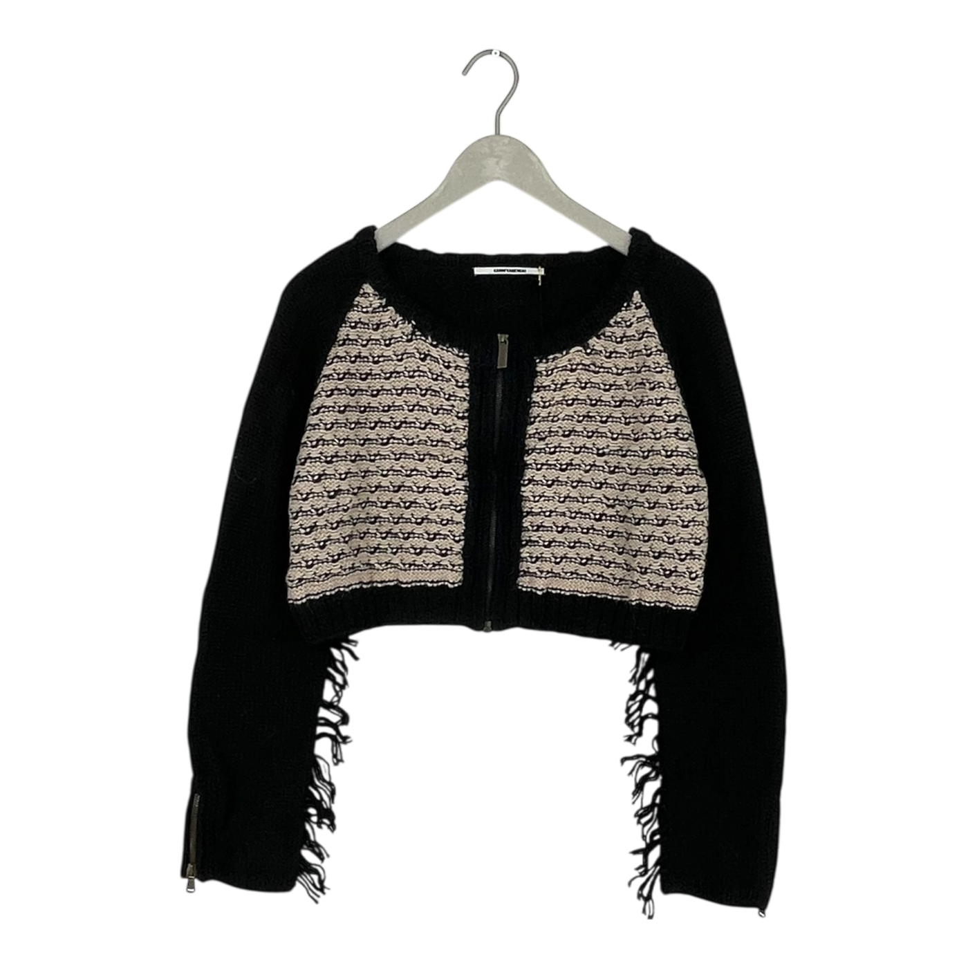 KARINFRAIDENRAIJ beata knit bolero, black/beige | woman M