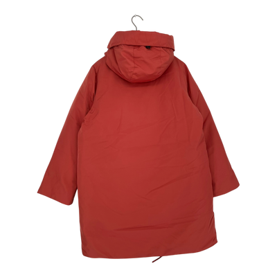 Embassy of Bricks and Logs riga parka jacket, brick red | unisex S