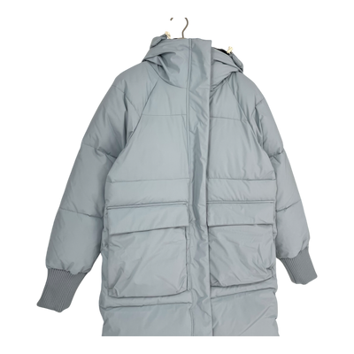 Embassy of Bricks and Logs ry puffer jacket, baby blue | unisex S