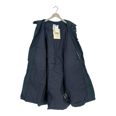 Embassy of Bricks and Logs soho puffer jacket, dark navy | unisex L