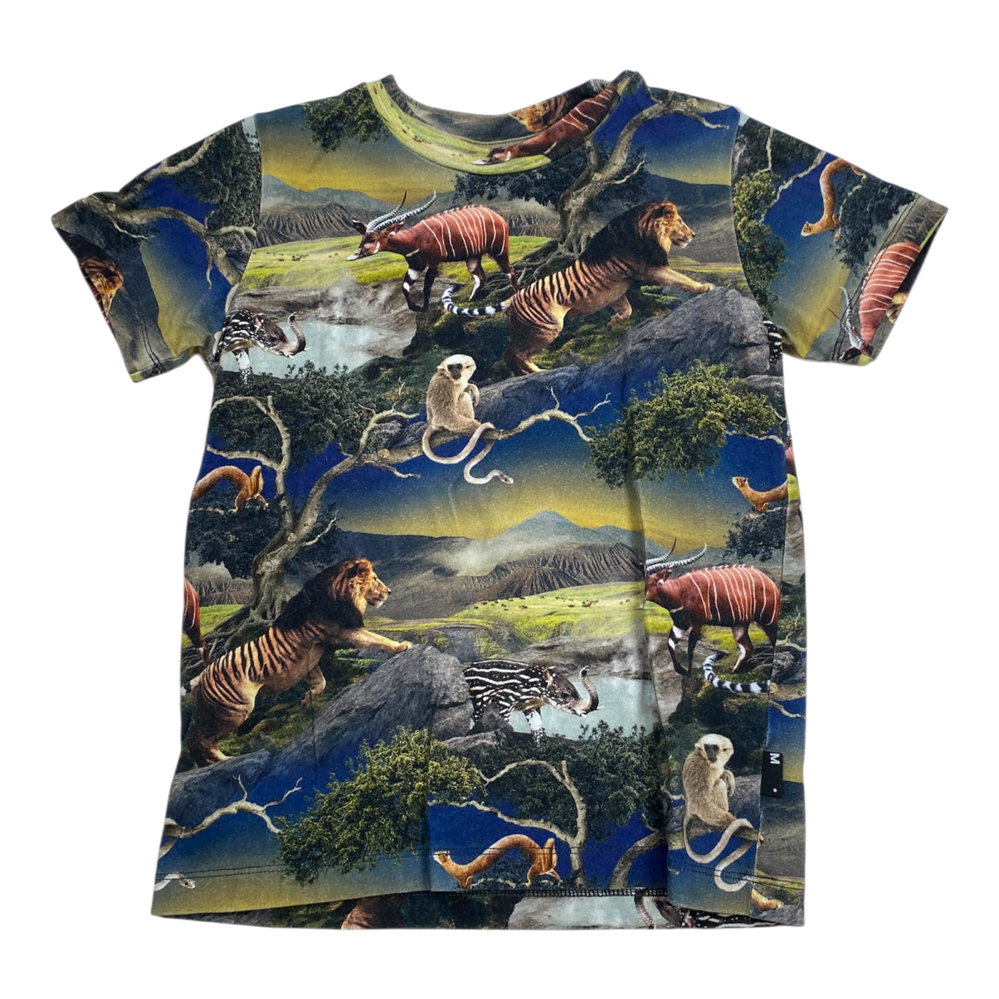 Molo t-shirt, animals | 104cm