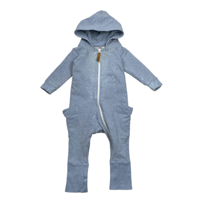 Metsola sweat jumpsuit, baby blue | 62/68cm