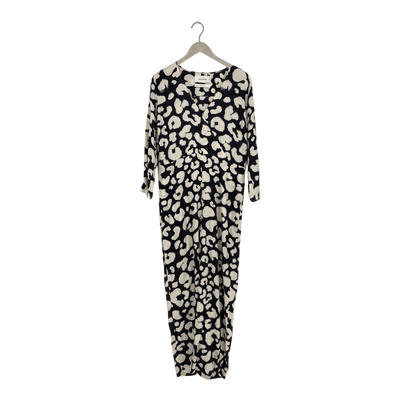 Dedicated lyocell jumpsuit, black & white | woman S