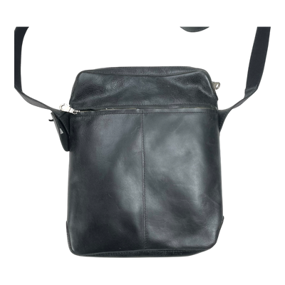 Harold's Bags leather cross bag, black