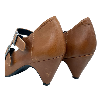 Vagabond leather heels, brown | 37