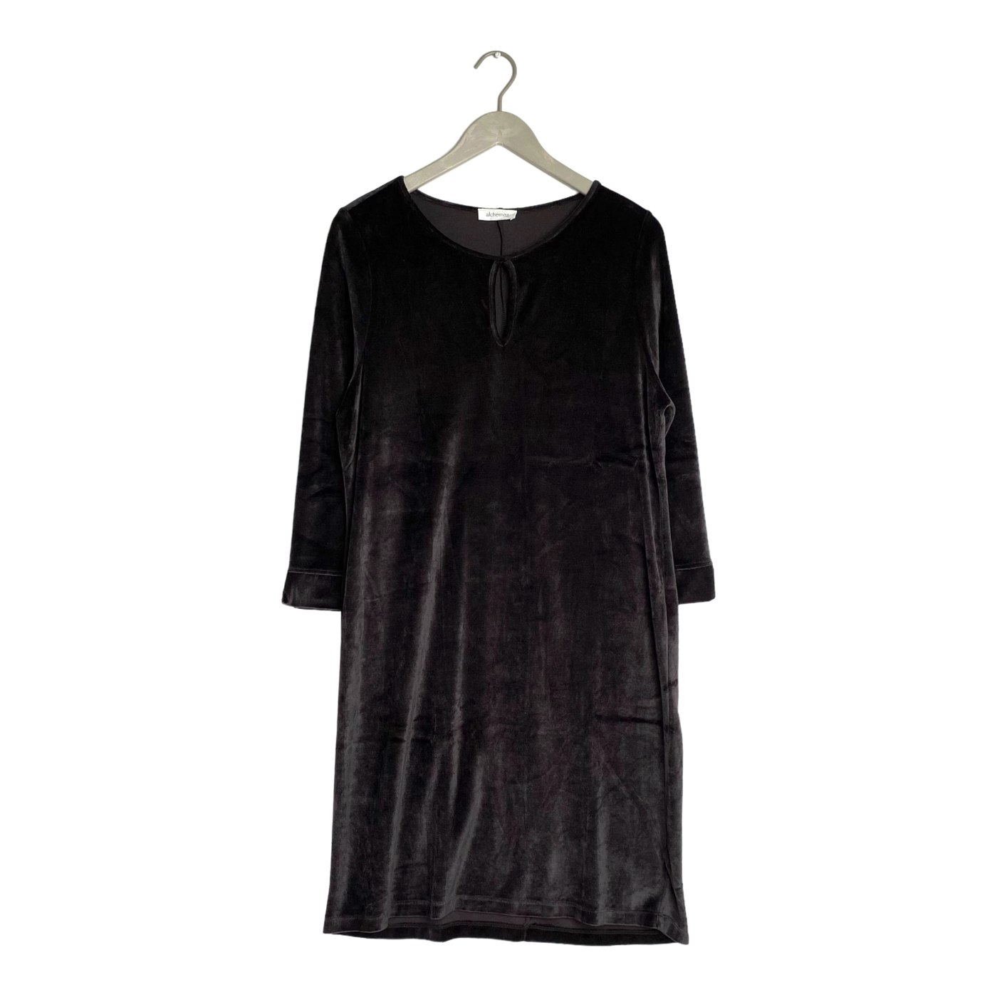 Alchemist velour dress, jet | woman M