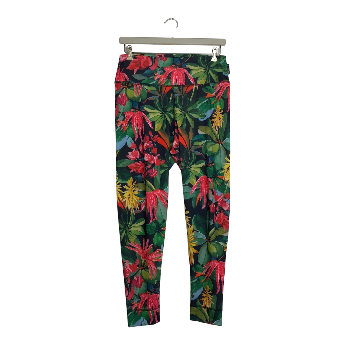 Ommellinen sport leggings, flower | woman XL