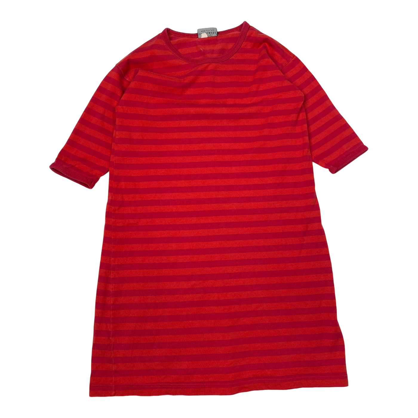 Marimekko vintage stripe night dress, red | 90cm