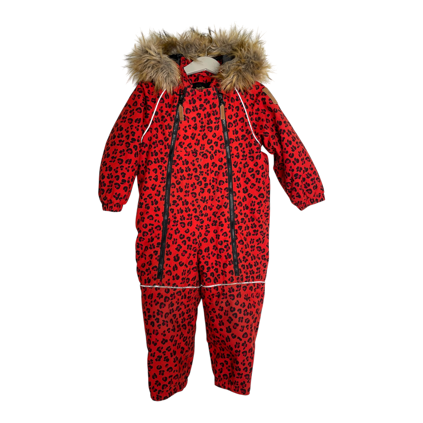 Mini Rodini winter overall, leopard | 92cm