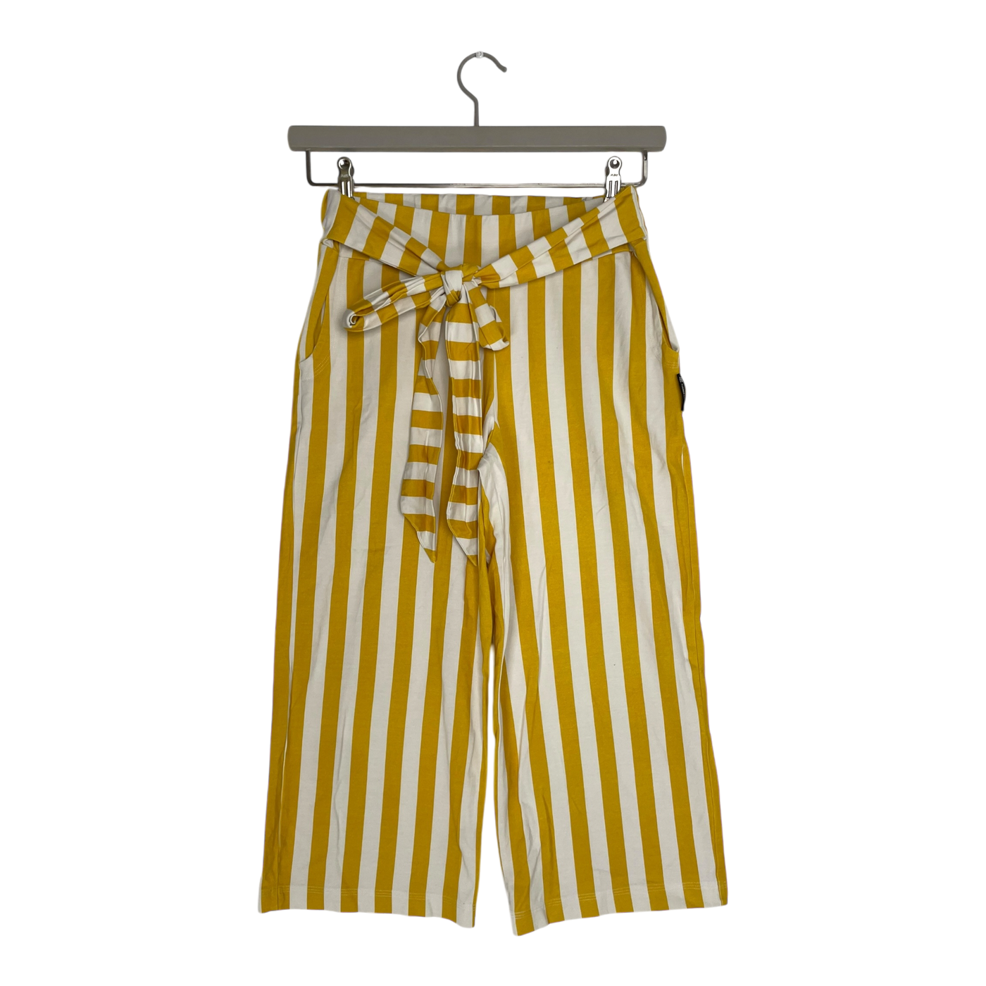 Ommellinen lempihousut pants, yellow stripes | woman S