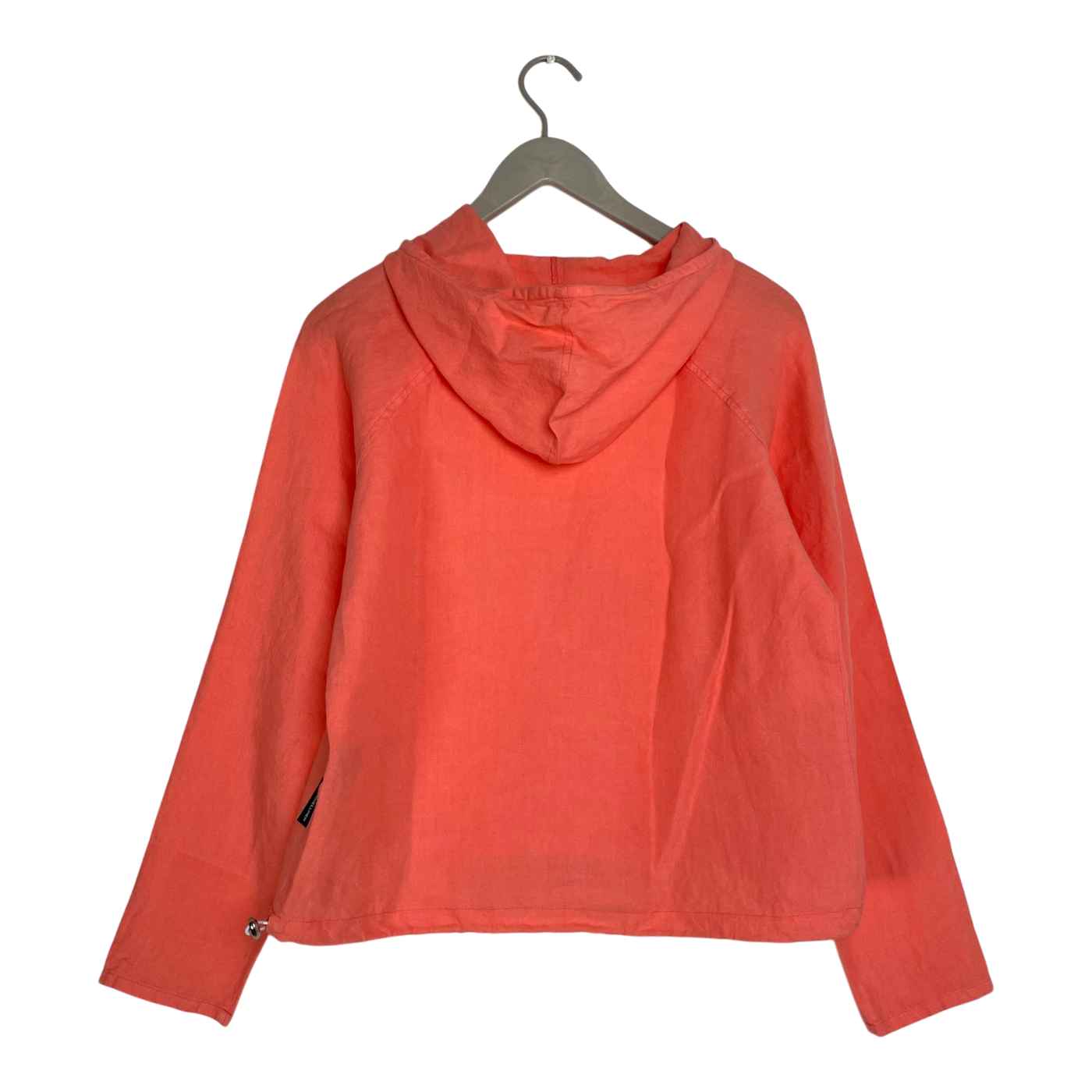 Ommellinen linen hoodie, coral | woman XS/S