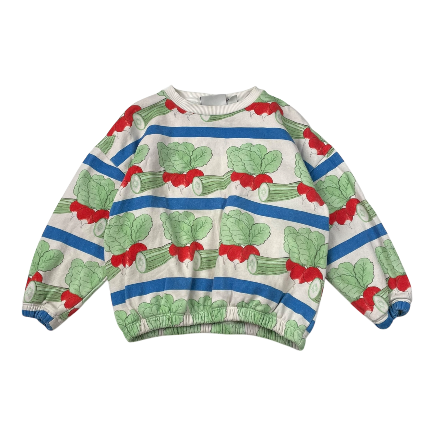 Mini Rodini sweatshirt, vegetables | 116/122cm