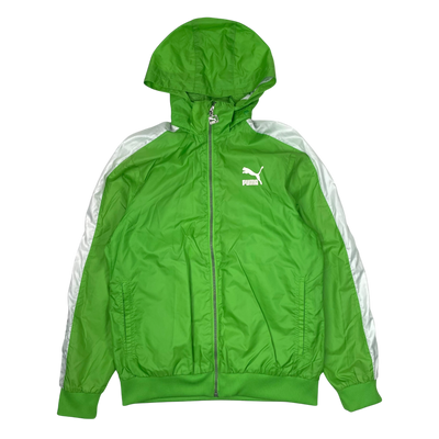 Puma windbreaker jacket, green | 164cm