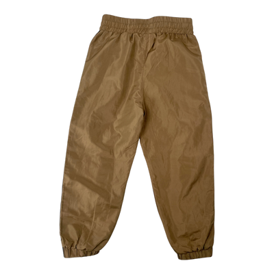 Molo windbreaker pants, brown | 116cm