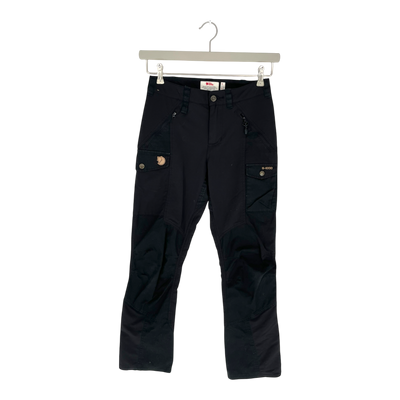 Fjällräven nikka g1000 curved fit trousers, black | woman 34