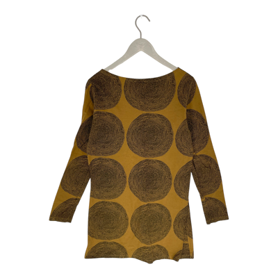 Marimekko tricot tunic shirt, brown | woman L