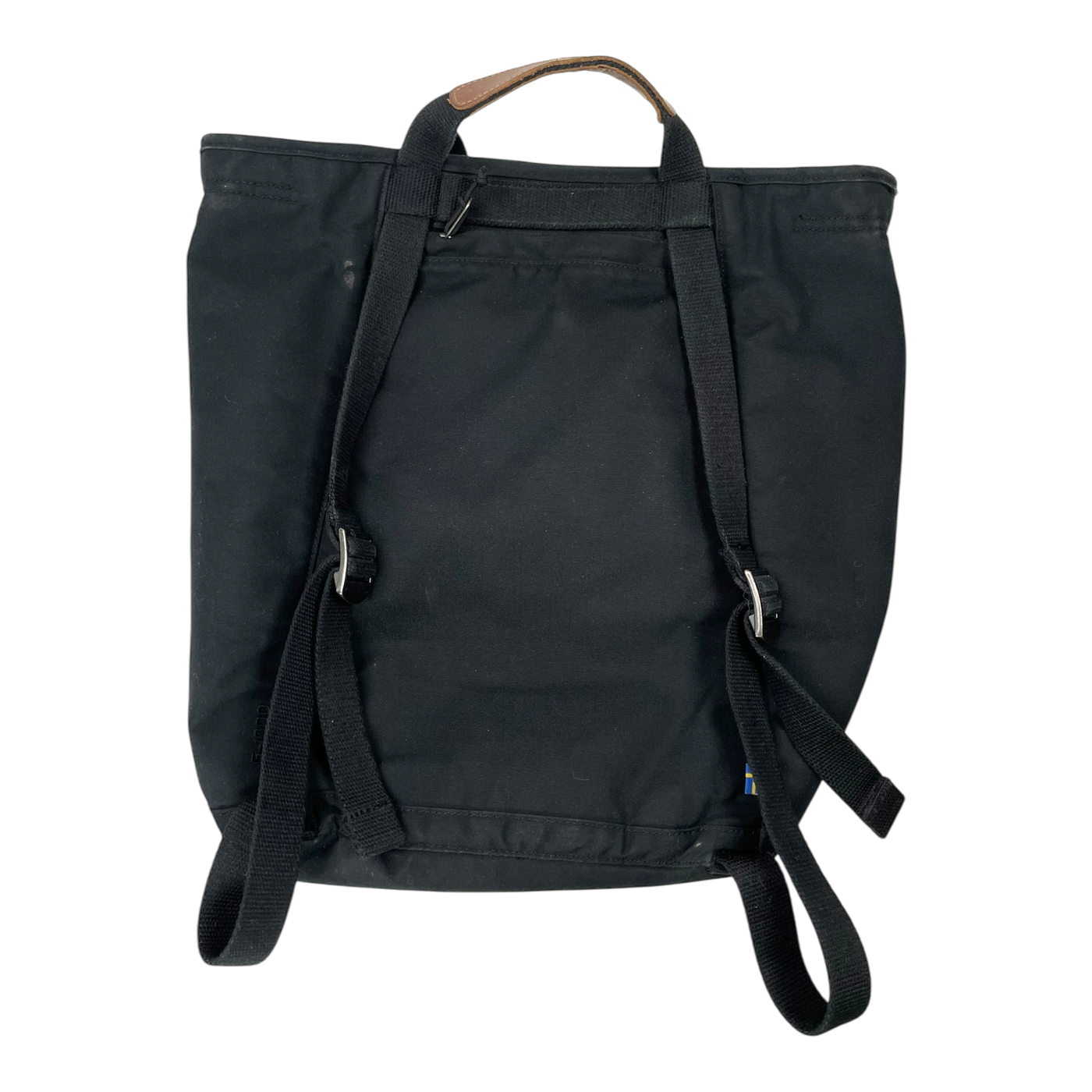 Fjällräven tote backpack, black