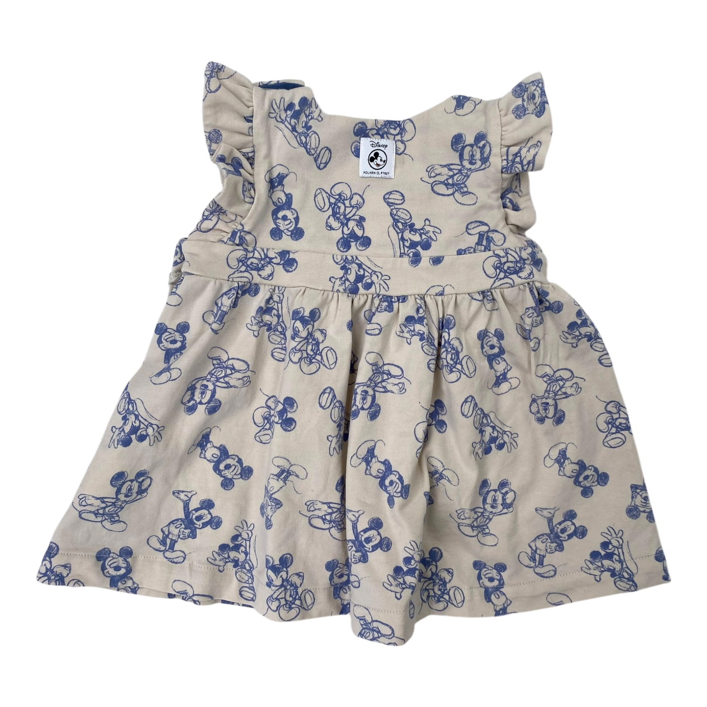 Polarn O. Pyret tricot dress, mickey mouse | 62cm