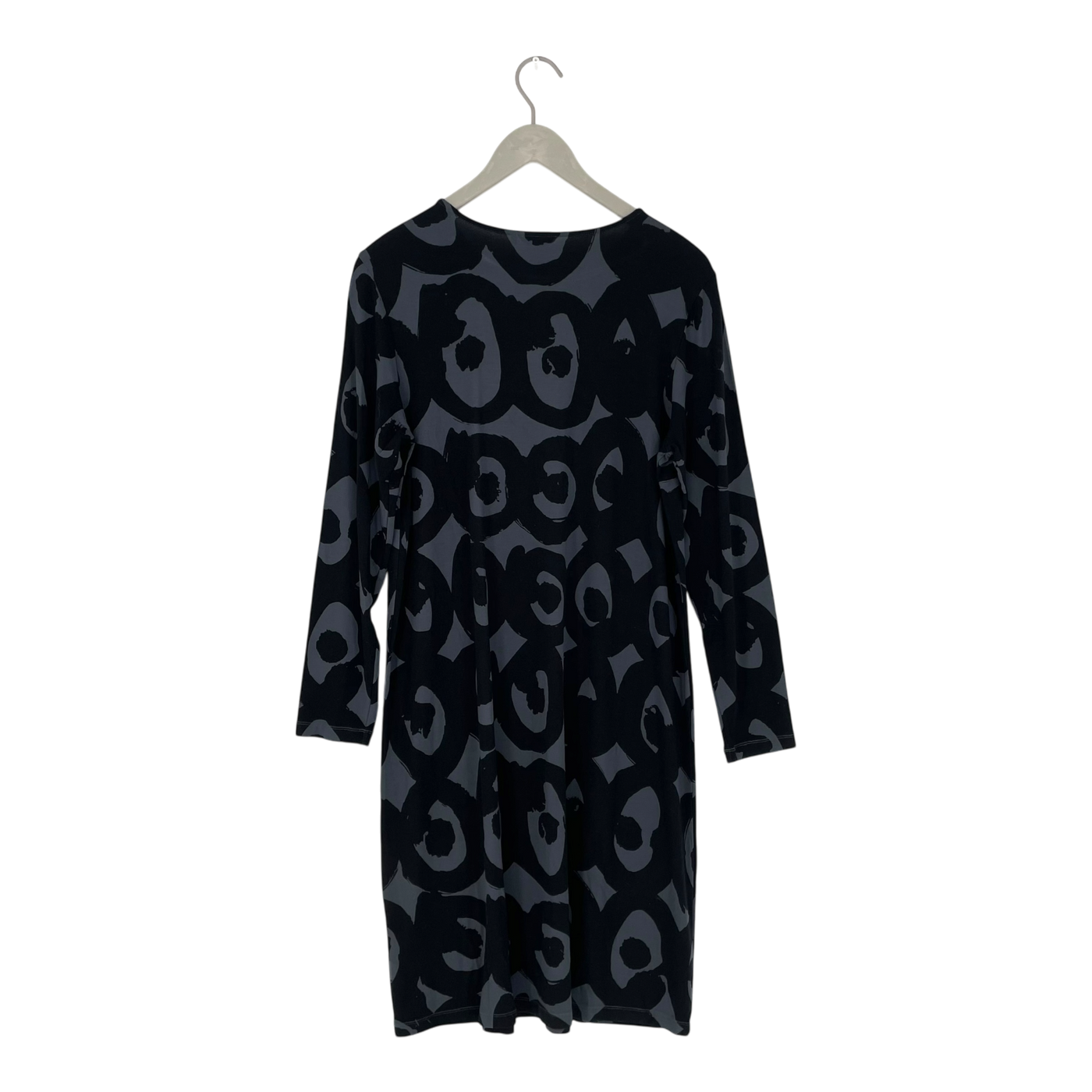 Marimekko huuhkatti kissapöllö dress, black | woman XL