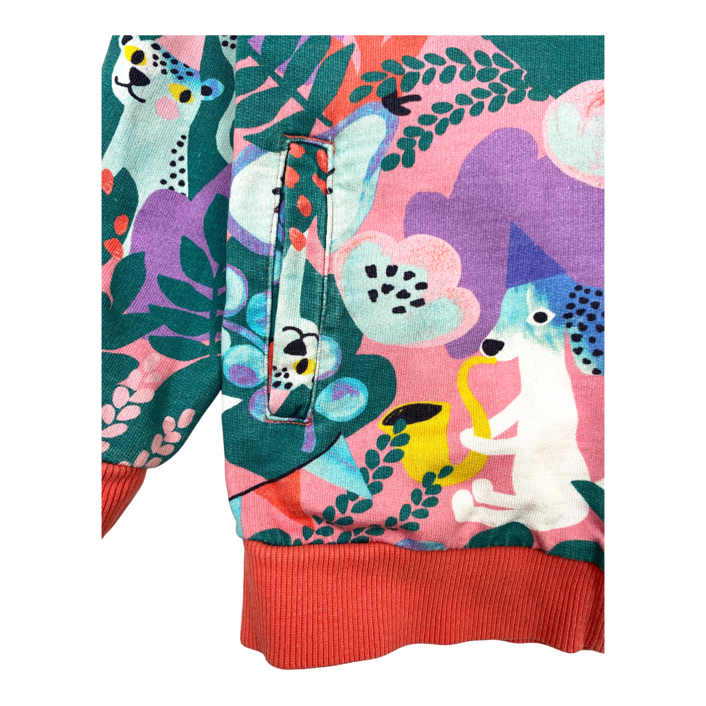 Reima suojaaja zip hoodie, animals | 92cm