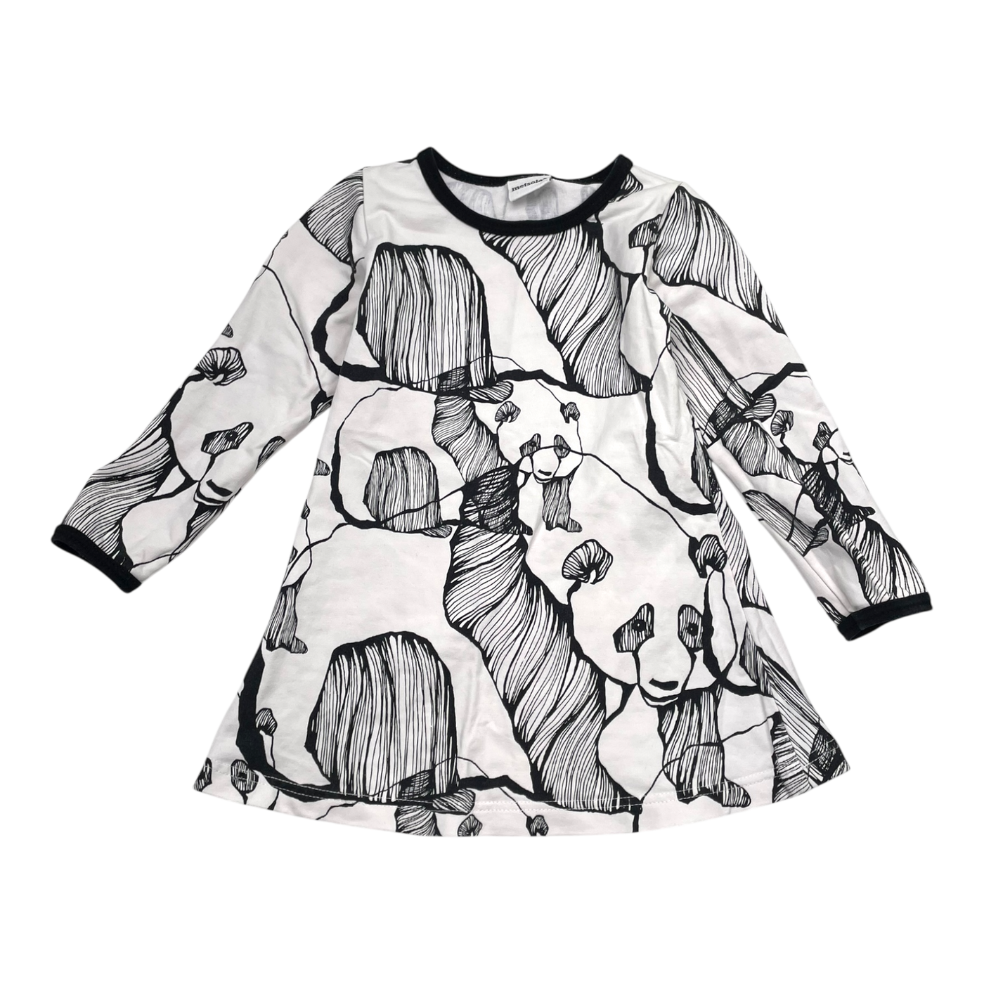 Metsola sweat dress, bear | 86/92cm