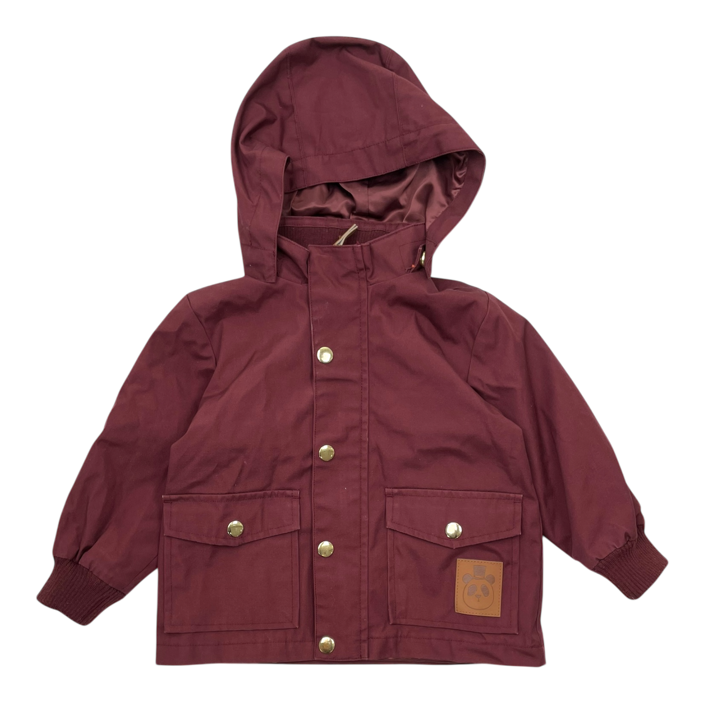 Mini Rodini pico jacket, burgundy | 80/86cm