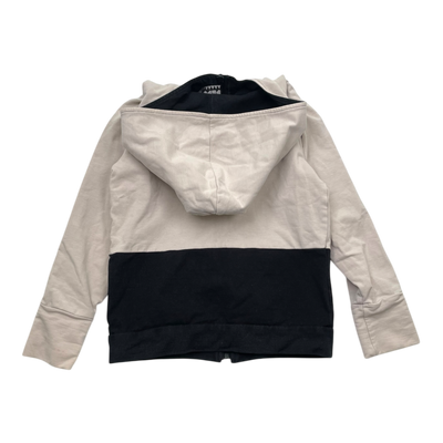Papu zipper sweat hoodie, pink/black | 98/104cm